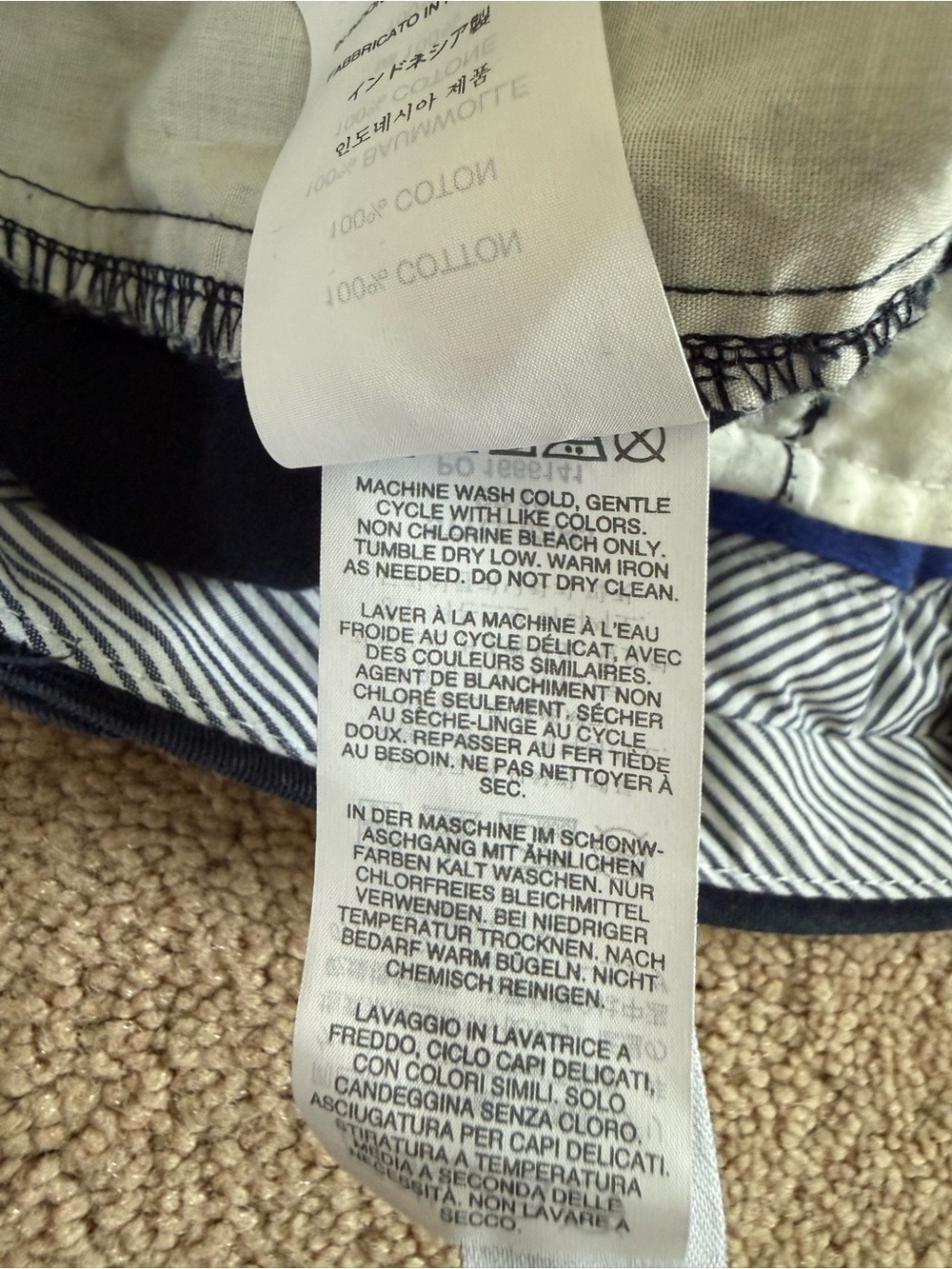 J.Crew Chino Short size 6 Navy - Picture 5 of 8